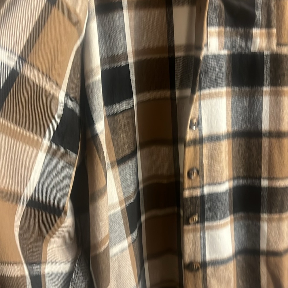 Long flannel jacket - Picture 2 of 3